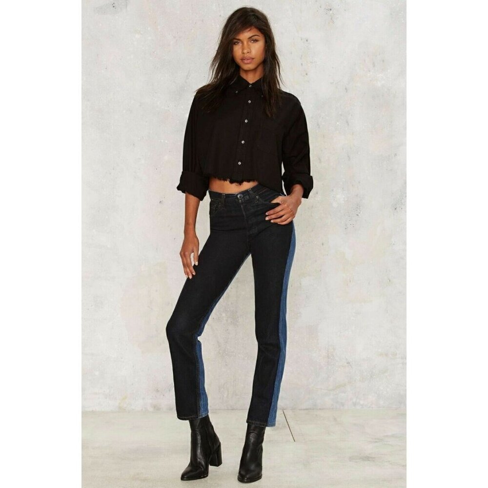 After Party by Nasty Gal Mystic Lady Button-Down Shirt Size S/M - Picture 5 of 12
